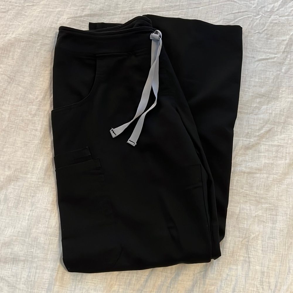 Figs black cargo pants